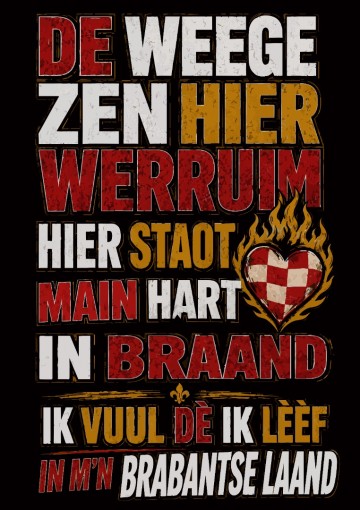 Tekst brabantse laand detail