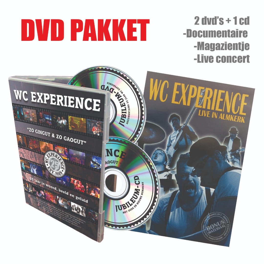 Continu enthousiasme bagage DVD-pakket - AANBIEDINGEN - www.wcexperiencewebshop.nl
